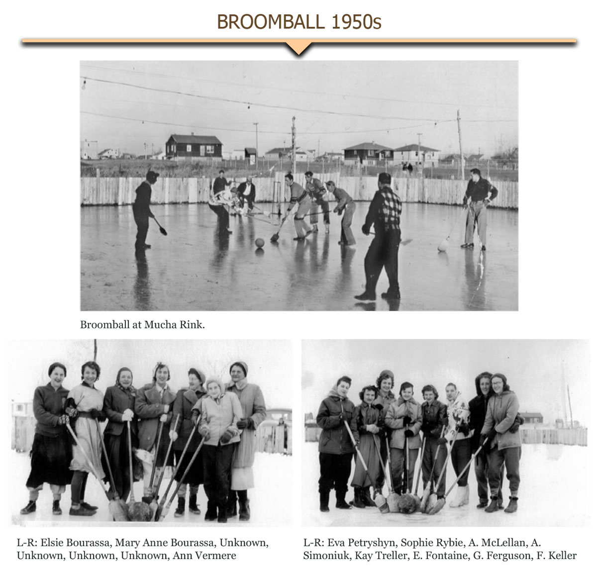 1950s Broomball