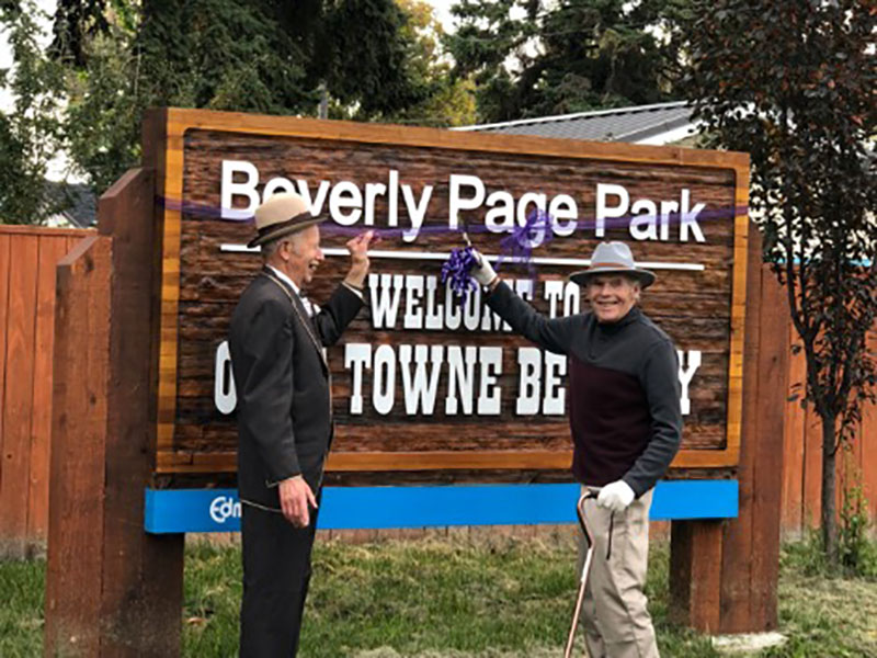 Beverly Page Park Ribbon Cutting